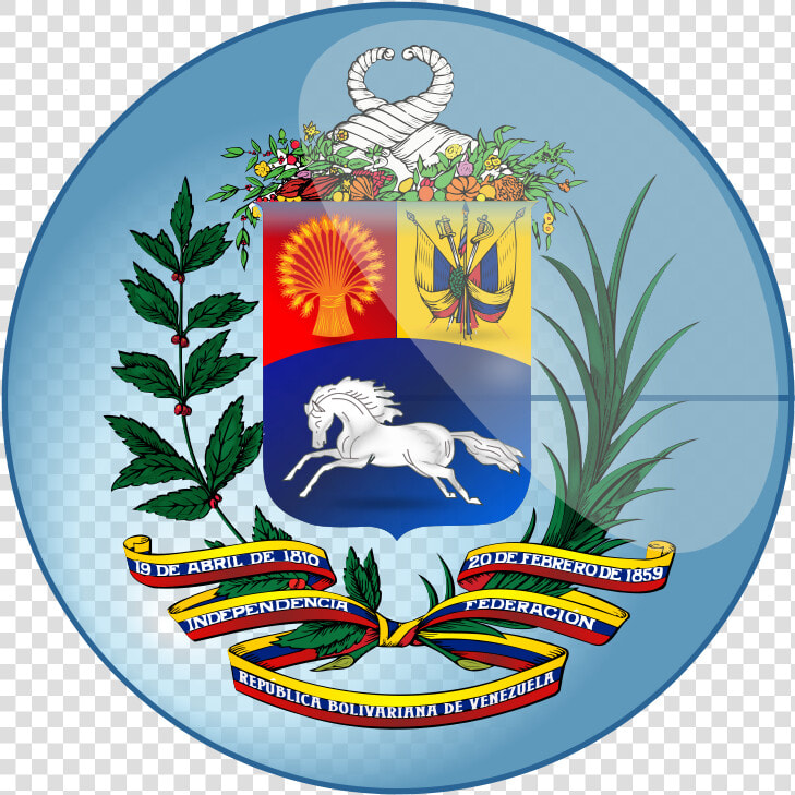 Escudo De La Republica Bolivariana De Venezuela   Venezuela Coat Of Arms Vector  HD Png DownloadTransparent PNG