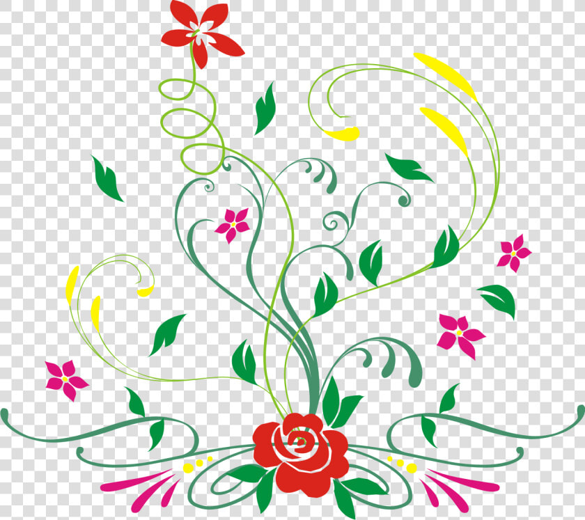 Flower Vector Floral Design   Floral Vector  HD Png DownloadTransparent PNG