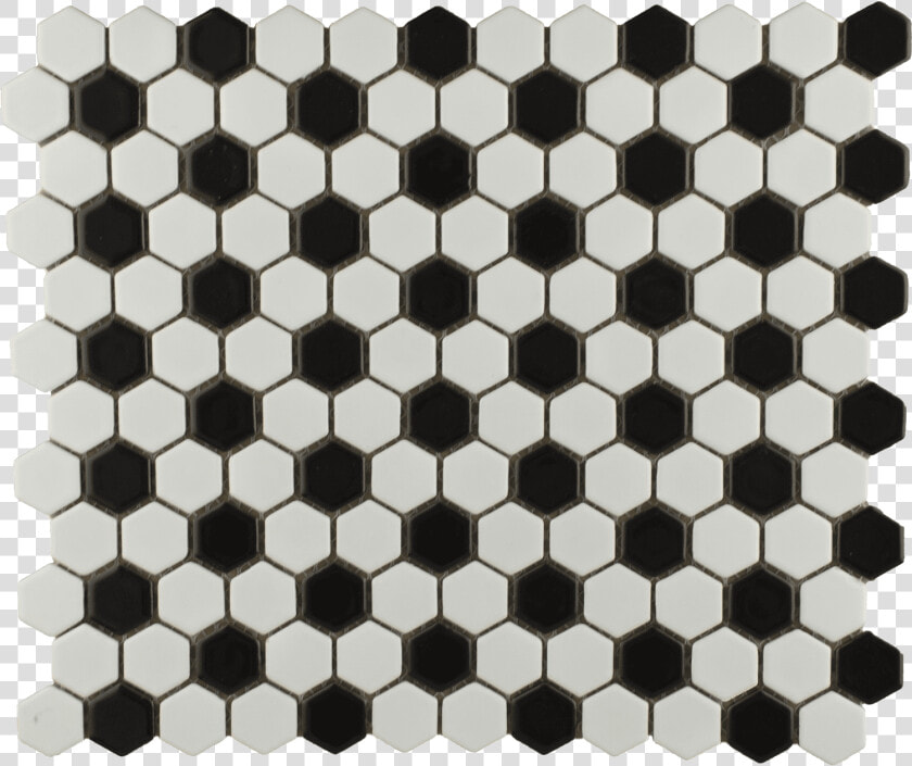 Black And White Hexagonal Tiles  HD Png DownloadTransparent PNG