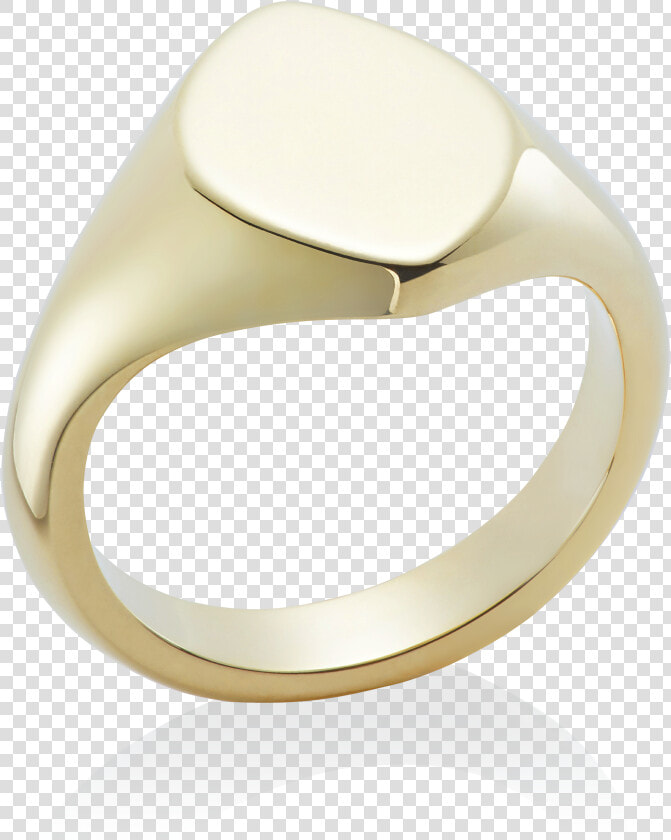 14ct Yellow Gold Signet Ring  Marquise   Marquise Signet Ring  HD Png DownloadTransparent PNG