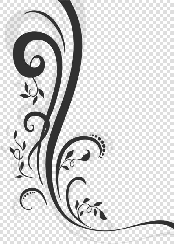 Fancy Paint Line Png Clipart   Png Download   Fancy Floral Design Png  Transparent PngTransparent PNG