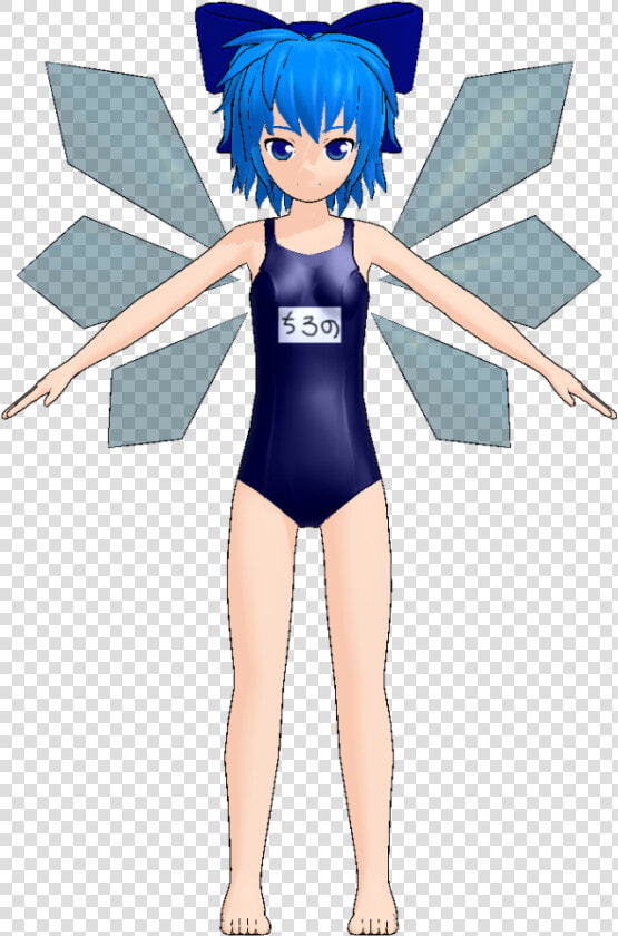 Cirno Swimwear By Ki   Cartoon  HD Png DownloadTransparent PNG