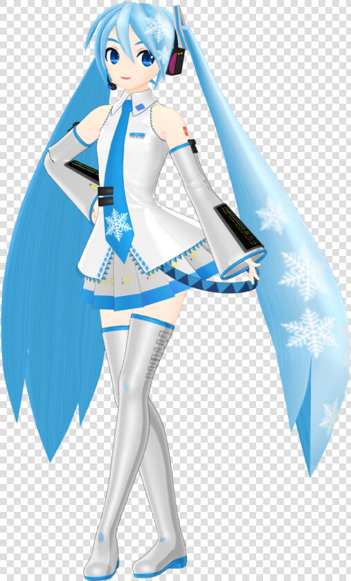 Snow Miku Mmd Model  HD Png DownloadTransparent PNG