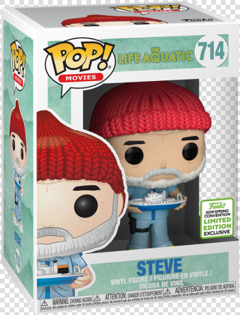 Funko Pop Emerald City Comic Con Exclusive   Funko Steve Zissou  HD Png DownloadTransparent PNG