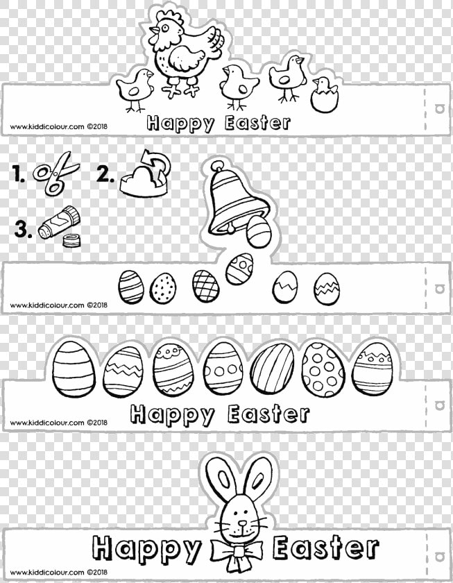 Make Your Own Easter Egg Holders Colouring Page Drawing   Cartoon  HD Png DownloadTransparent PNG