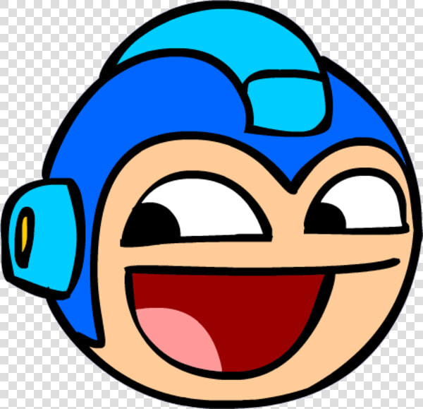 Portal Face Facial Expression Smile Clip Art   Mega Man Head Transparent  HD Png DownloadTransparent PNG