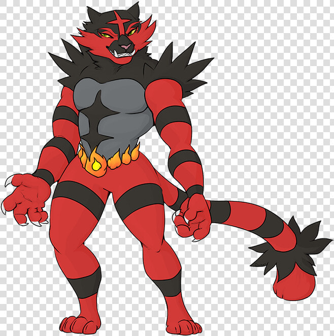 Transparent Decidueye Png   Pokemon Incineroar White Background  Png DownloadTransparent PNG