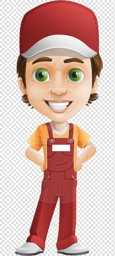 Cute Delivery Boy Cartoon Vector Character Aka Ethan   Cartoon  HD Png DownloadTransparent PNG