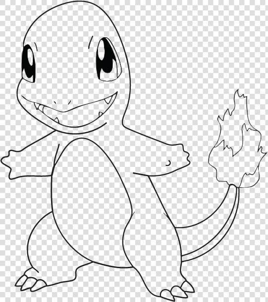 Collection Of Free Charizard Drawing Charmander Download   Charmander Black And White  HD Png DownloadTransparent PNG