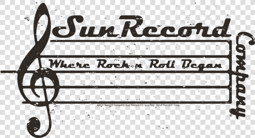 Sun Records Music Staff Men S Regular Fit T shirt   60  39 s Rocket  HD Png DownloadTransparent PNG