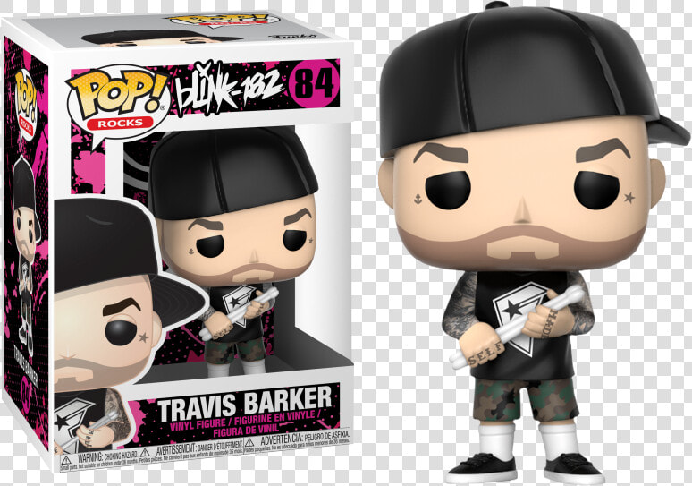 Blink 182 Travis Barker Funko Pop Vinyl Figure   Travis Barker Funko Pop  HD Png DownloadTransparent PNG