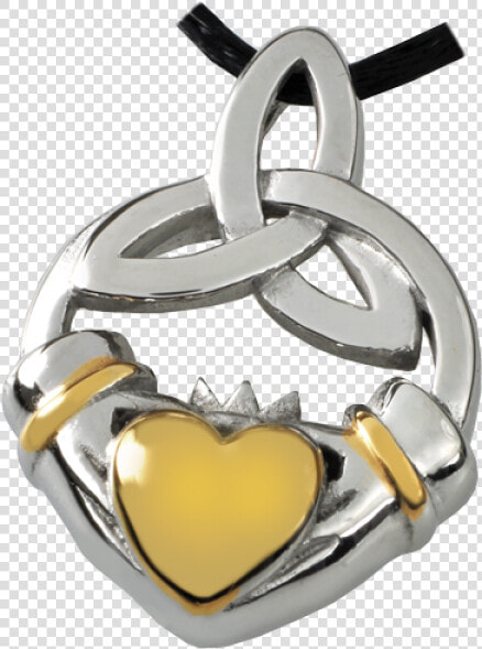 Celtic Trinity Knot With Claddagh  HD Png DownloadTransparent PNG