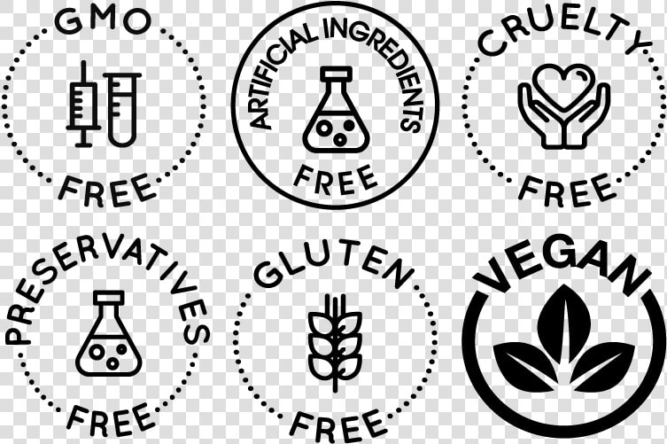 Gmo Free  Artificial Ingredients Free  Cruelty Free    Emblem  HD Png DownloadTransparent PNG