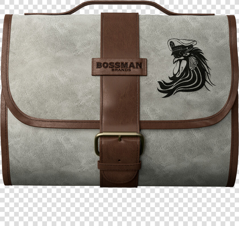 Bossman Hanging Toiletry Bag   Leather  HD Png DownloadTransparent PNG