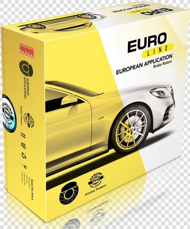 Euro line® Brake Disc Rotors european Applications advanced   Model Car  HD Png DownloadTransparent PNG