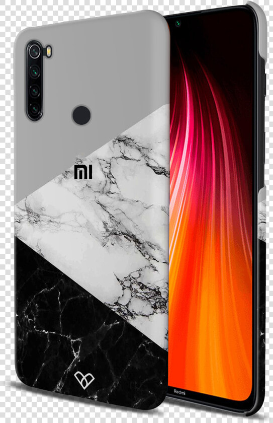 Black And White Marble Slim Case And Cover For Redmi   Iphone  HD Png DownloadTransparent PNG