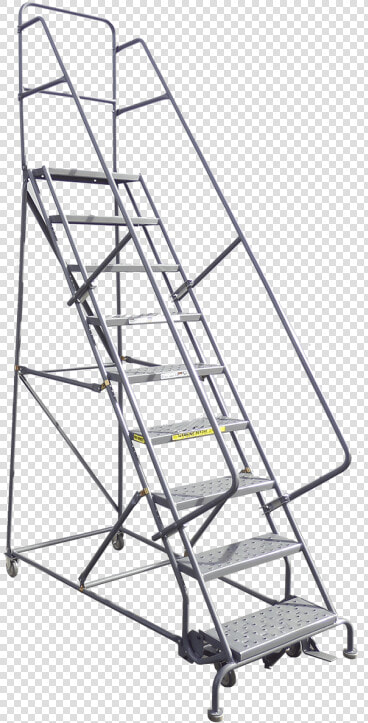 Rolling Step Ladder Safety Osha  HD Png DownloadTransparent PNG