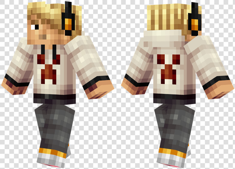 Blonde Teenager Skins For Minecraft Pe  Creeper  Teen    Minecraft Skins Blonde Boy  HD Png DownloadTransparent PNG