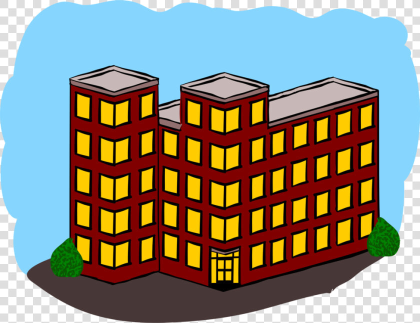 Apartment House Building Dwelling Real Estate   Flat Clipart  HD Png DownloadTransparent PNG