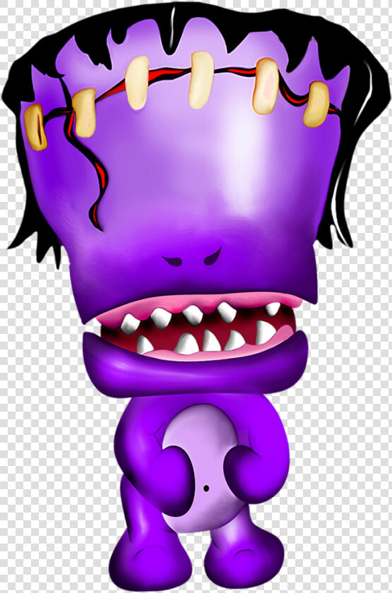 Transparent Monster Mouth Png    png Purple Scary Monster Emoji  png  Png DownloadTransparent PNG