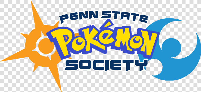 Penn State Pokemon Society   Pokemon Moon Game Logo  HD Png DownloadTransparent PNG