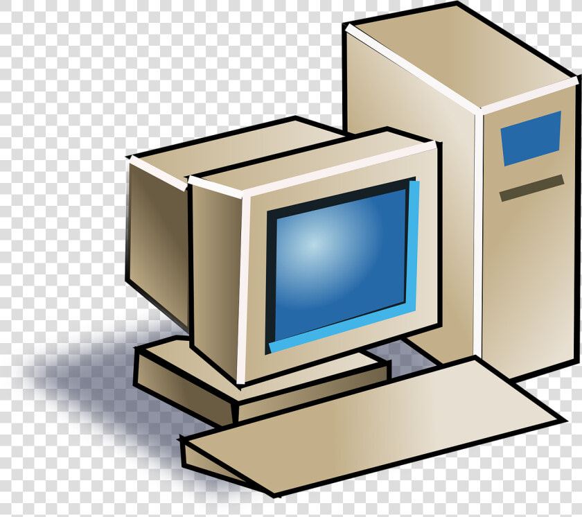 Crt Monitor Old Free Photo   Computer Clip Art  HD Png DownloadTransparent PNG