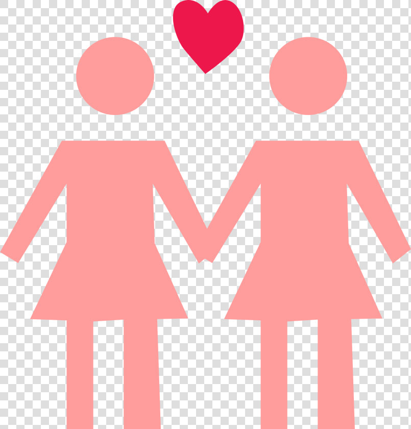 Lesbian Couple Clip Arts   Lesbian Couple Clipart  HD Png DownloadTransparent PNG