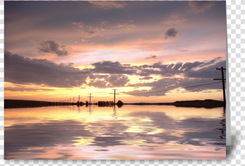 Sunset After The Storm Greeting Card   Sunset  HD Png DownloadTransparent PNG