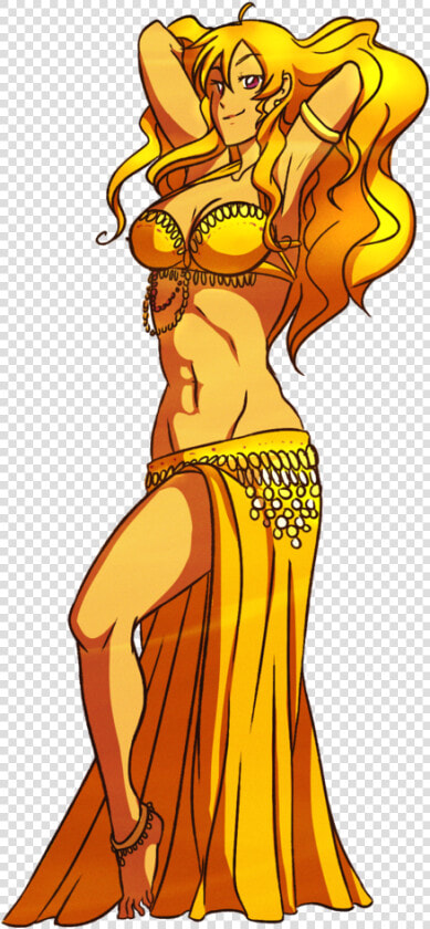 Yang Xiao Long Woman Yellow Vertebrate Fictional Character   Yang Xiao Long Dance  HD Png DownloadTransparent PNG