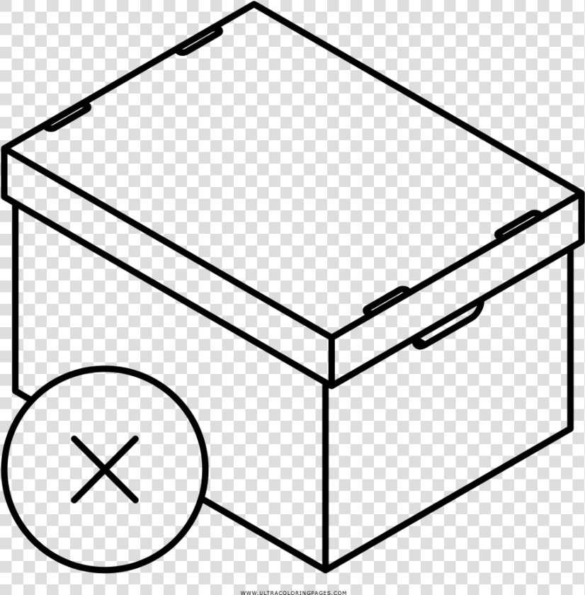 Cardboard Box Coloring Page Ultra Coloring Pages Png   Box Coloring  Transparent PngTransparent PNG