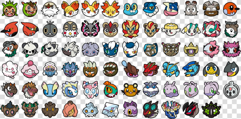 6th Generation Pokemon  HD Png DownloadTransparent PNG