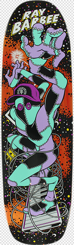 Ray Barbee X Cliver Silver Surfer Deck   Element Ray Barbee Deck  HD Png DownloadTransparent PNG