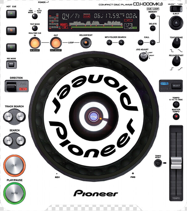 Skin Cdj 1000 Mk3  HD Png DownloadTransparent PNG