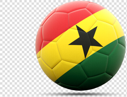 Ball With Ghana Flag  HD Png DownloadTransparent PNG