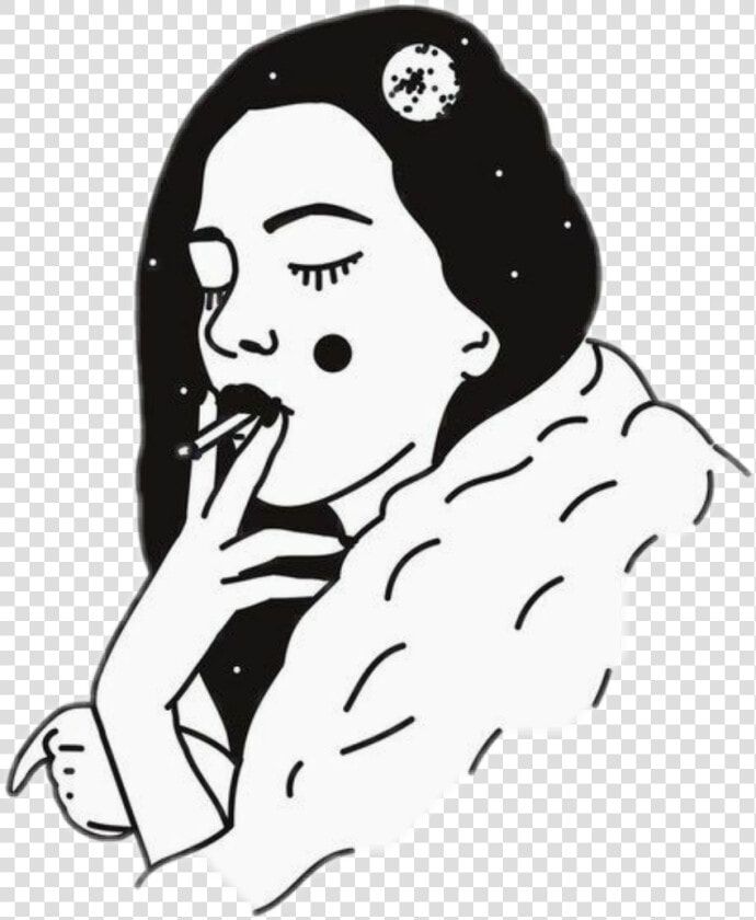  smoke  girl  sad  sadgirl  top  tumblr  blackandwhite   Sticker Black And White Png  Transparent PngTransparent PNG