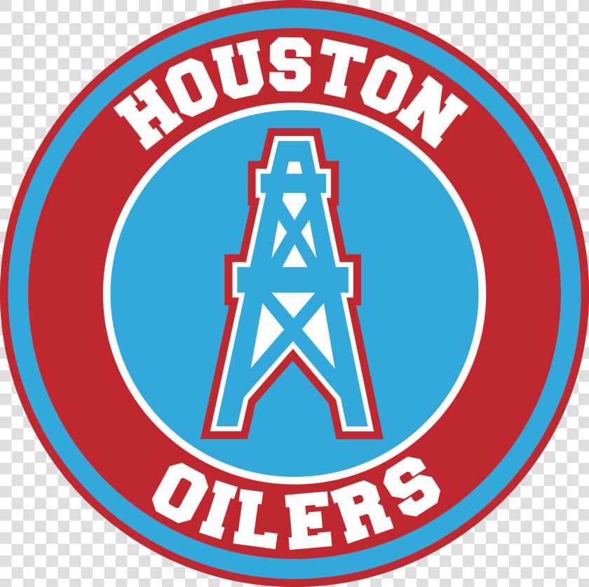 Houston Oilers Circle Logo Vinyl Decal Sticker   Tennessee Titans Round Logo  HD Png DownloadTransparent PNG