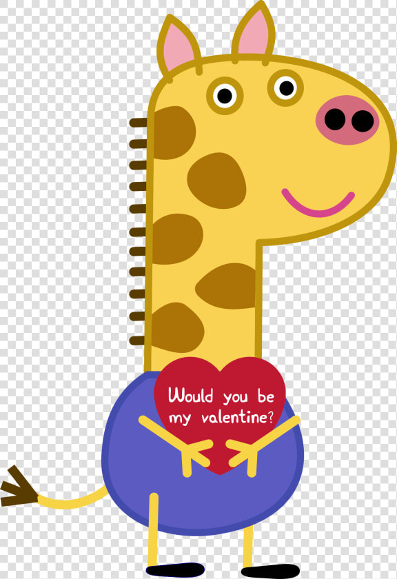 Clipart Giraffe Gerald  Clipart Giraffe Gerald Transparent   Peppa Pig Gerald Giraffe  HD Png DownloadTransparent PNG