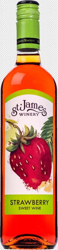 St James Winery Strawberry Wine  HD Png DownloadTransparent PNG