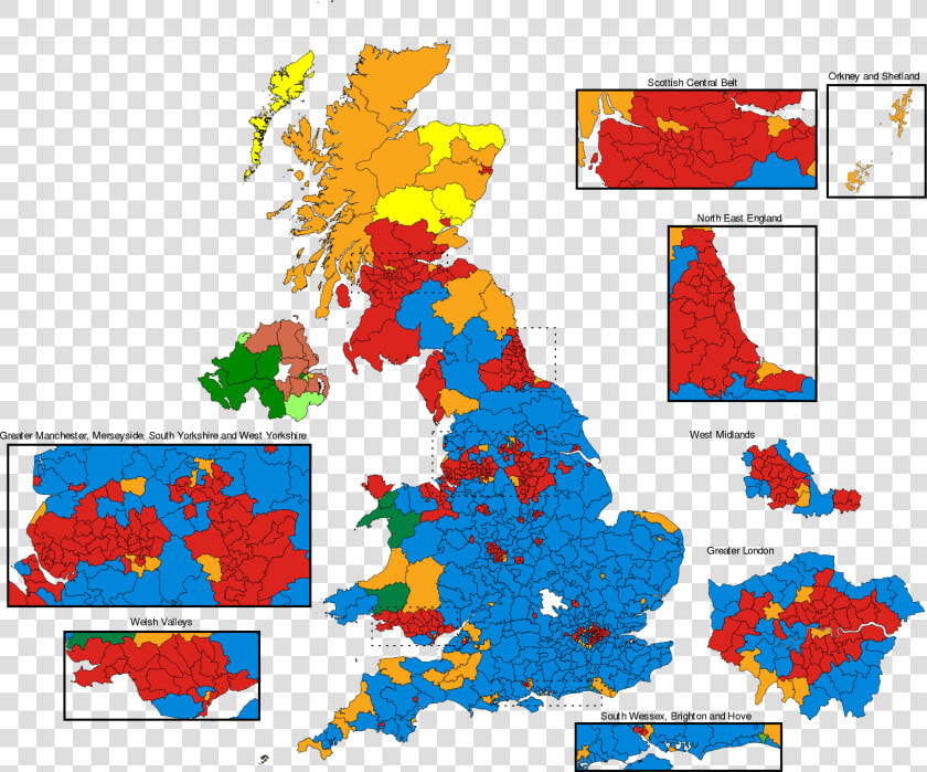 2017 General Election Map  HD Png DownloadTransparent PNG