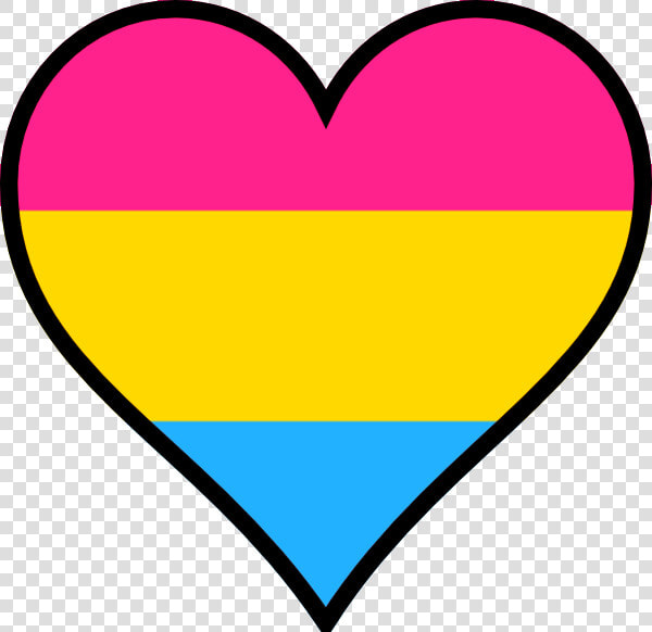 Heart Pansexual Panromantic Pride   Pan Heart Png Transparent  Png DownloadTransparent PNG