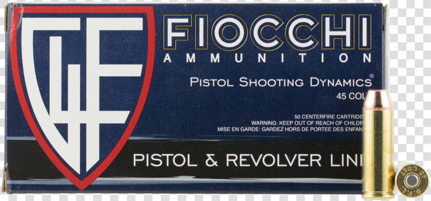 Fiocchi Pistol Shooting Dynamics 45 Long Colt   Fiocchi 357  HD Png DownloadTransparent PNG