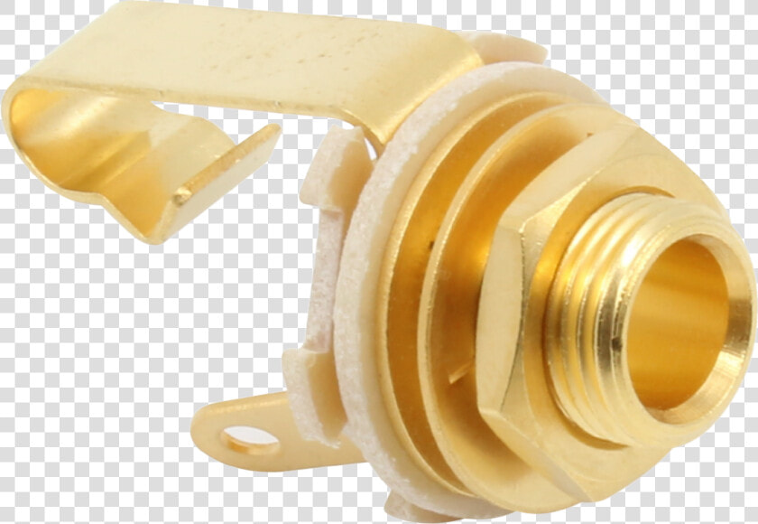 Switchcraft  ¼   Mono 2 conductor  Open Circuit  Gold   Bellows  HD Png DownloadTransparent PNG