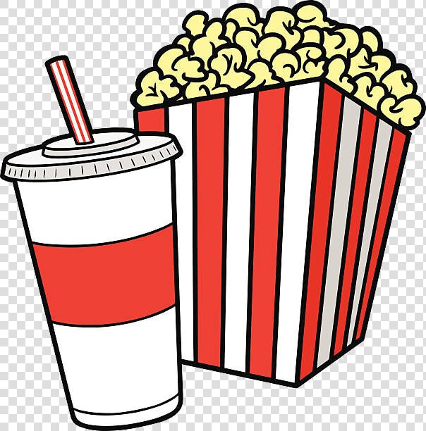 Popcorn Clipart Of Free Transparent Png   Popcorn And Soda Clipart  Png DownloadTransparent PNG