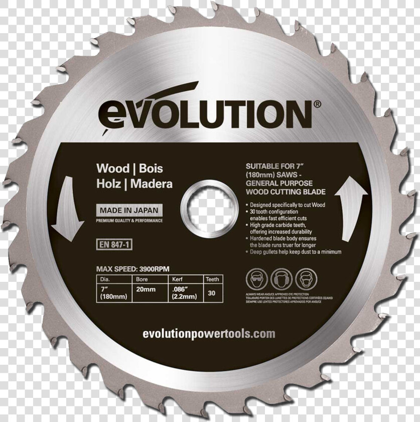 Evolution Industrial Wood Saw Blades Title Evolution   Wood Cutting Saw Blade  HD Png DownloadTransparent PNG