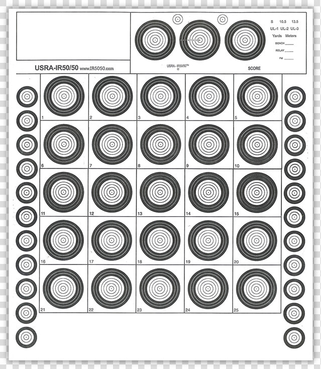 22lr Bench Rest Targets  HD Png DownloadTransparent PNG