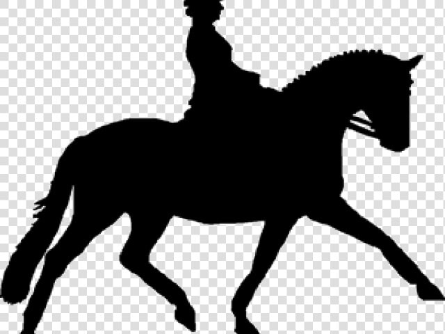 Dressage Horse Silhouette   Dressage Silhouette Clip Art  HD Png DownloadTransparent PNG