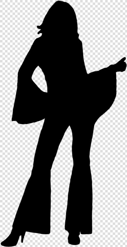 1970s Silhouette Disco Drawing Clip Art   Saturday Night Fever Silhouette  HD Png DownloadTransparent PNG