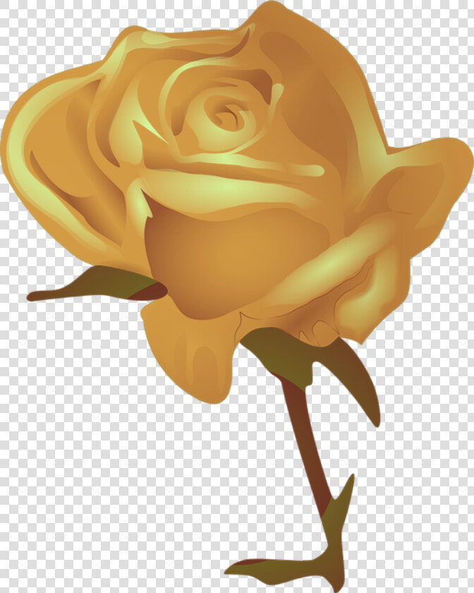 Mq Gold Rose Yellow Flower Cartoon Red Rose   Rosas Clipart  HD Png DownloadTransparent PNG