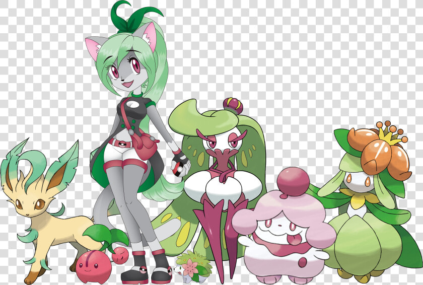 Pokemon Trainer Piper Team Lineup   Cartoon  HD Png DownloadTransparent PNG