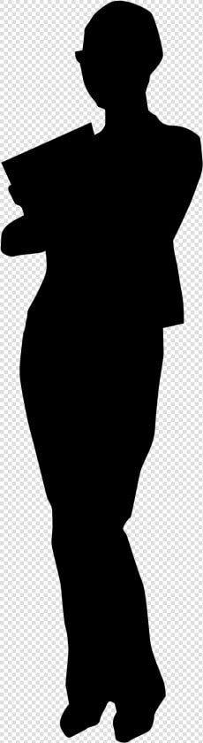 Silhouette Clip Art   Man Facing Forward Silhouette  HD Png DownloadTransparent PNG